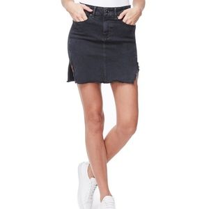 Good American High Waist Black Bombshell Skirt